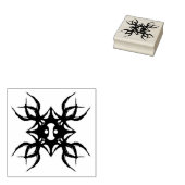 Tribale kwallen rubberstempel (Gestempeld)