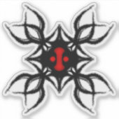 Tribale kwallen sticker (Voorkant)