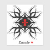 Tribale kwallen sticker (Vel)