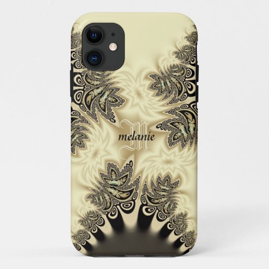  tribale lichterijmonogram iPhone 5 Case-Mate iPhone Case (Achterkant)
