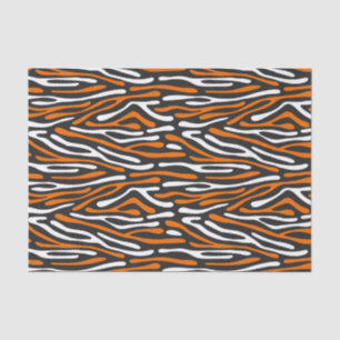 Tribale lijnen geïnspireerd afdrukken tissuepapier