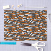 Tribale lijnen geïnspireerd afdrukken tissuepapier (Craft)