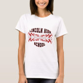 Tribale links op de middelbare school t-shirt (Voorkant)