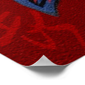 Tribale maskerafdrukken poster (Hoek)