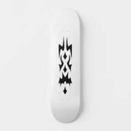 Tribale minimalistische zwarte en witte moderne st persoonlijk skateboard