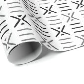 Tribale moderne tweedelijnskleding cadeaupapier (Rol Hoek)