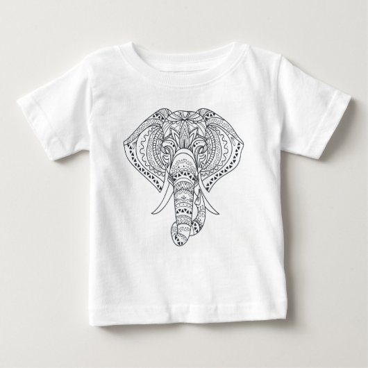 Tribale olifant Afrikaanse dierenkunst (Voorkant)