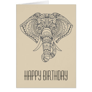 Tribale olifant Afrikaanse dierenkunst