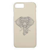 Tribale olifant Afrikaanse dierenkunst Case-Mate iPhone Case (Achterkant)