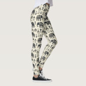 Tribale Olifant Boho Patroon (1) Leggings (Rechts)