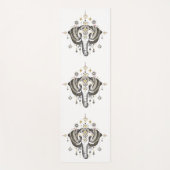 Tribale olifantenafbeelding yoga mat (Voorkant)