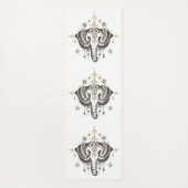 Tribale olifantenafbeelding yoga mat (Achterkant)