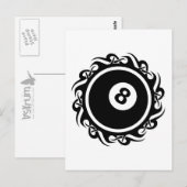 tribale oogbol briefkaart (Voorkant / Achterkant)