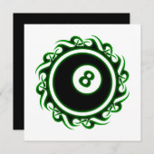 tribale oogbol kaart (Voorkant / Achterkant)