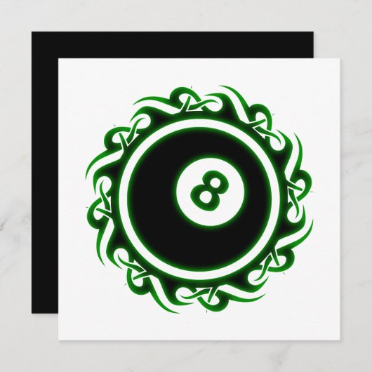 tribale oogbol kaart (Voorkant / Achterkant)