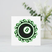 tribale oogbol kaart (Staand voorkant)