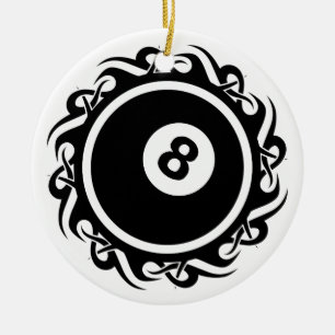 tribale oogbol keramisch ornament