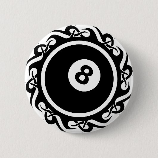tribale oogbol ronde button 5,7 cm (Voorkant)