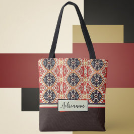 tribale organisatie Earth Tone Island Tote Bag