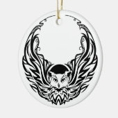 Tribale orkaan keramisch ornament (Links)