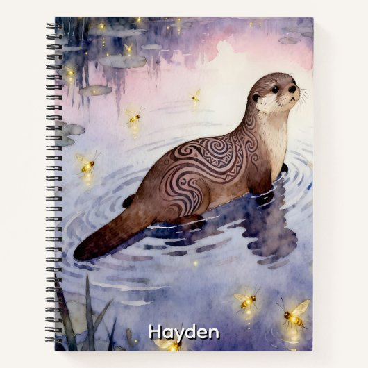 Tribale Otter Notitieboek (Voorkant)