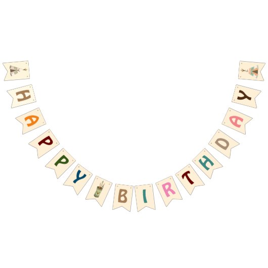 Tribale partij Birthday party 🥳 Bunting Flags Vlaggetjes (Alle)