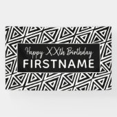 Tribale-patroonpatroontribune Spandoek (Horizontaal)