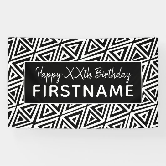 Tribale-patroonpatroontribune Spandoek (Horizontaal)