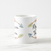 Tribale pijlen van het 'Dream Team'-Waterverf Koffiemok (Center)