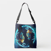 Tribale pisces crossbody tas (Achterkant)
