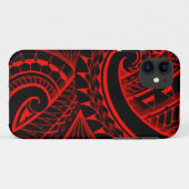 tribale polynesiaanse tatoeages in heldere kleuren Case-Mate iPhone case (Achterkant (horizontaal))
