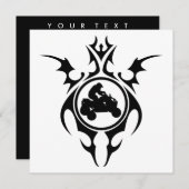 tribale quads kaart (Voorkant / Achterkant)