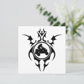 tribale quads kaart (Staand voorkant)