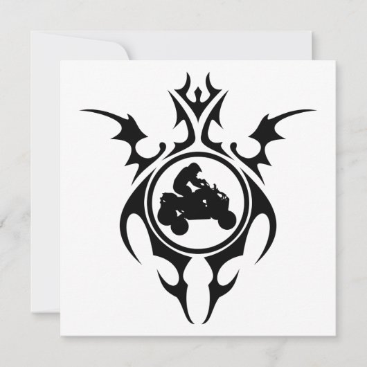 tribale quads kaart (Voorkant)