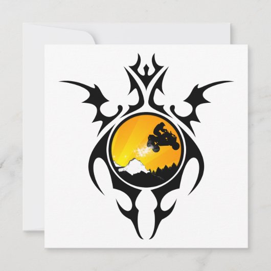 tribale quads kaart (Voorkant)