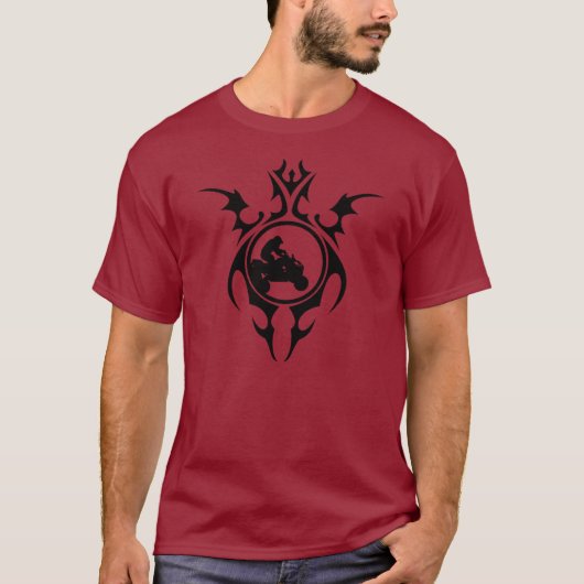 tribale quads t-shirt (Voorkant)