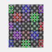 Tribale Quilt Fleece Deken (Voorkant)