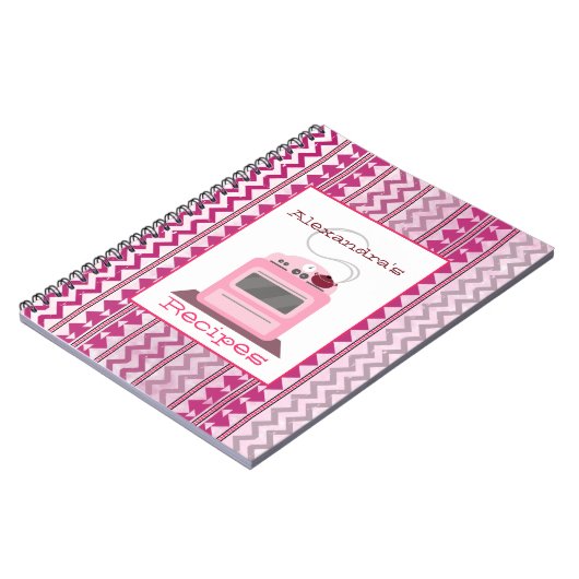 Tribale & Retro Stove Recipbook Notitieboek (Linkerzijde)