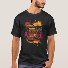 Tribale ritme kunst t-shirt