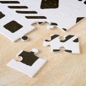 Tribale ritmes: etnische geometrische patronen legpuzzel (Zijkant)