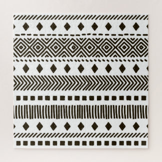 Tribale ritmes: etnische geometrische patronen legpuzzel