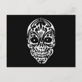Tribale schedel briefkaart (Voorkant)