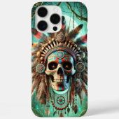 Tribale schedel Case-Mate iPhone case (Achterkant)