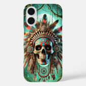 Tribale schedel Case-Mate iPhone case (Achterkant)