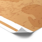 Tribale schedel:  dierenillustratie. poster (Hoek)