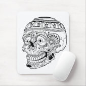 Tribale schedel muismat (Met muis)