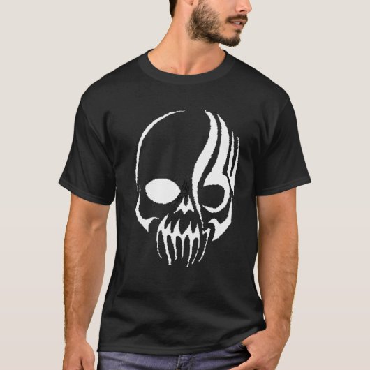 Tribale schedel t-shirt (Voorkant)