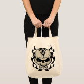 Tribale schedel tote bag (Voorkant (product))