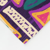 Tribale schetsen: handgetekend azteeks patroon. fleece deken (Hoek)