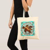 Tribale schildpad tote bag (Voorkant (product))